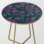 Tropical Monstera Leaf Garden Side Table Gallery Image 2