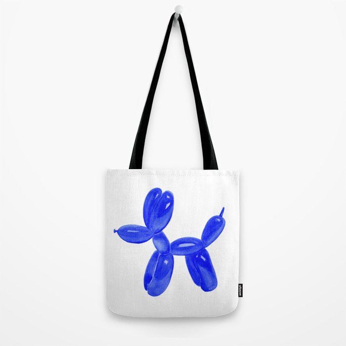 Balloon Dog Navy Blue  Tote Bag Gallery Image 2
