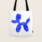 Balloon Dog Navy Blue  Tote Bag Gallery Image 1