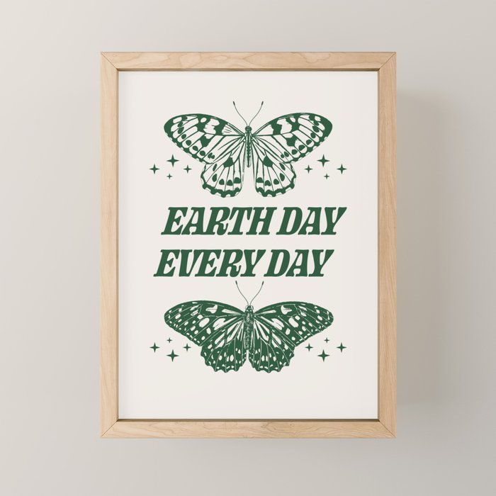 Earth Day Every Day Mini Art Print Gallery Image 1