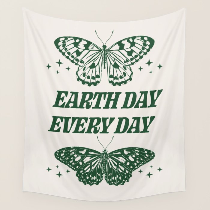 Earth Day Every Day Wall Tapestry Gallery Image 4