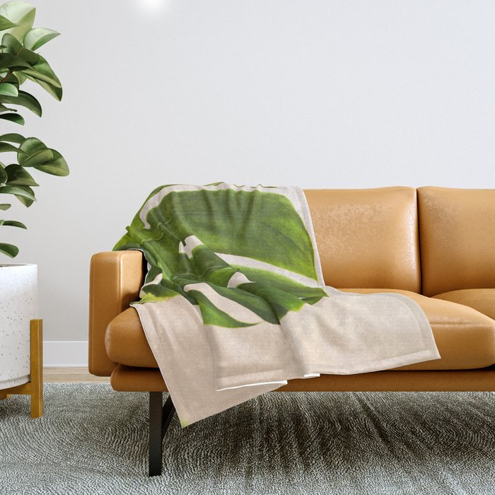 Verdure #9 Throw Blanket Gallery Image 1