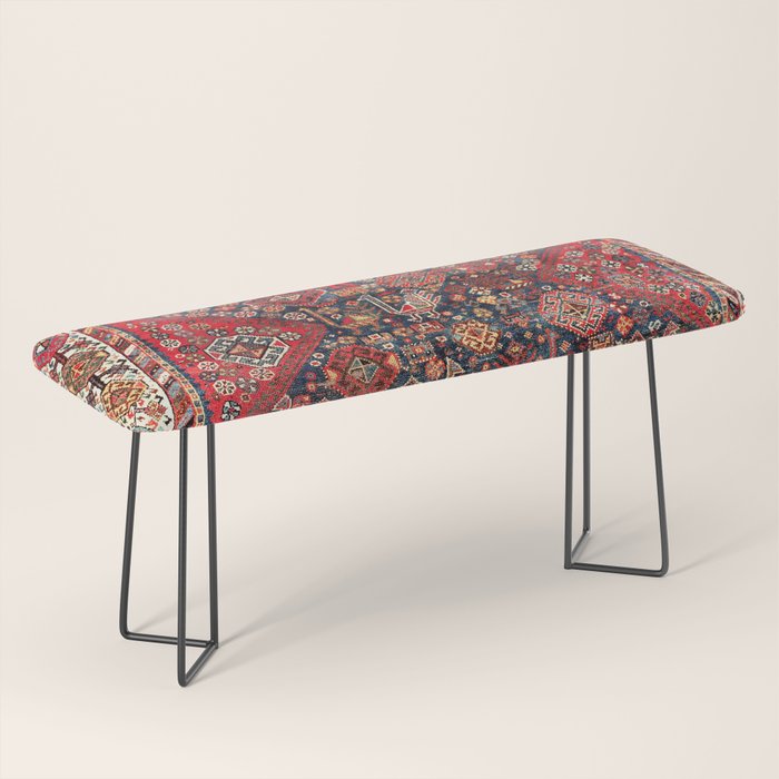 Qashqaâi Fars Southwest Persian Nomad Rug Print Bench Gallery Image 1