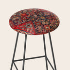 Qashqaâi Fars Southwest Persian Nomad Rug Print Stool Gallery Image 2