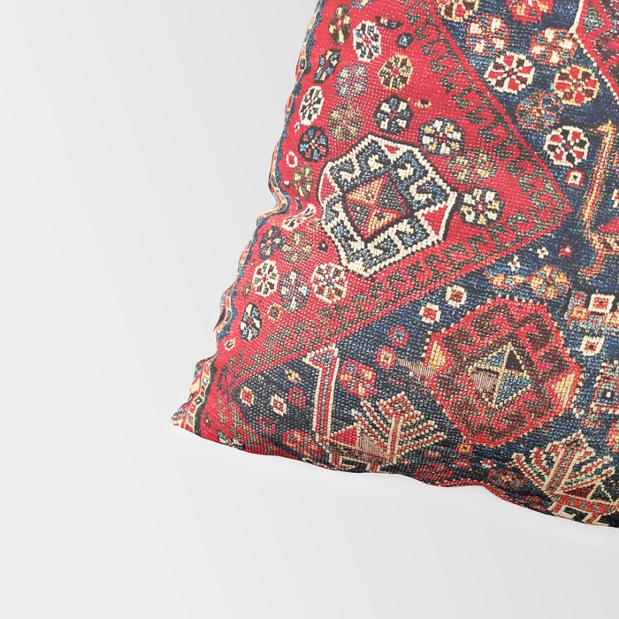 Qashqaâi Fars Southwest Persian Nomad Rug Print Pillow Sham Gallery Image 4