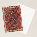 Qashqaâi Fars Southwest Persian Nomad Rug Print Stationery Card Gallery Image 2