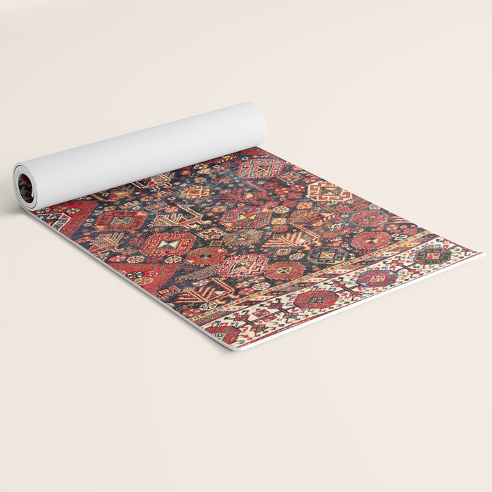 Qashqaâi Fars Southwest Persian Nomad Rug Print Yoga Mat Gallery Image 2