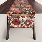 Qashqaâi Fars Southwest Persian Nomad Rug Print Table Runner Gallery Image 1