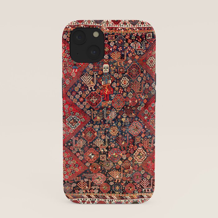Qashqaâi Fars Southwest Persian Nomad Rug Print iPhone Case Gallery Image 37