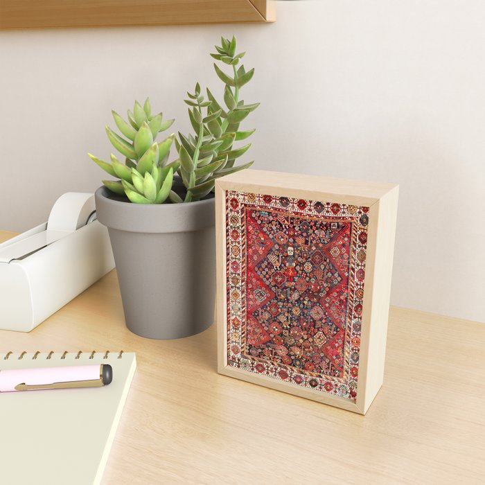 Qashqaâi Fars Southwest Persian Nomad Rug Print Mini Art Print Gallery Image 2