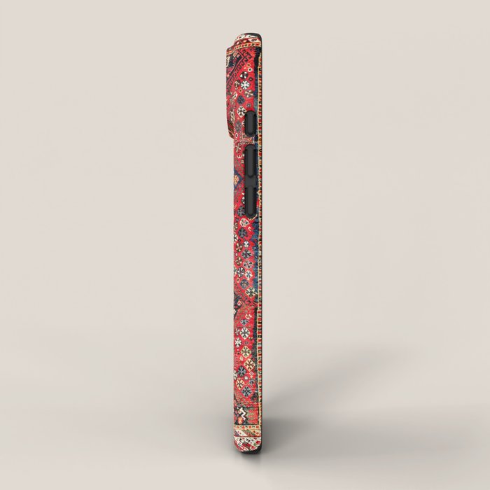 Qashqaâi Fars Southwest Persian Nomad Rug Print iPhone Case Gallery Image 2