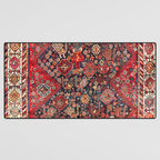 Qashqaâi Fars Southwest Persian Nomad Rug Print Desk Mat Gallery Image 3