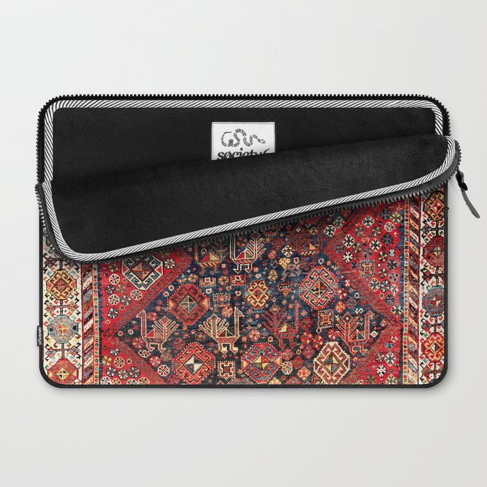 Qashqaâi Fars Southwest Persian Nomad Rug Print Laptop Sleeve Gallery Image 2
