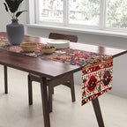 Qashqaâi Fars Southwest Persian Nomad Rug Print Table Runner Gallery Image 2