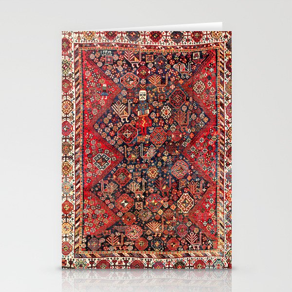 Qashqaâi Fars Southwest Persian Nomad Rug Print Stationery Card Gallery Image 2