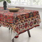 Qashqaâi Fars Southwest Persian Nomad Rug Print Tablecloth Gallery Image 3