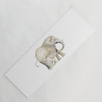 Mom and Baby Elephant 2 Yoga Mat Gallery Image 1