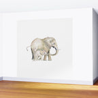 Mom and Baby Elephant 2 Wall Mural Gallery Image 2