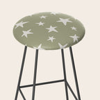 Stars Sage Green Stool Gallery Image 2