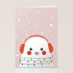 Christmas Animals - Cute Seal Stationery Card Gallery Image 2