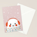 Christmas Animals - Cute Seal Stationery Card Gallery Image 2