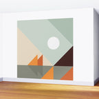 Geometric Landscape 24 Wall Mural Gallery Image 2