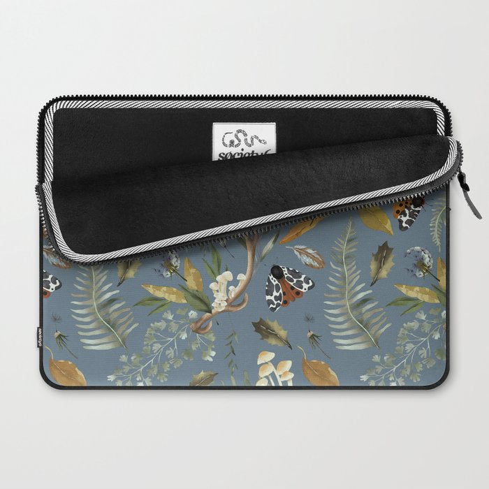 Moths Mystical Woodland B Laptop Sleeve Gallery Image 2