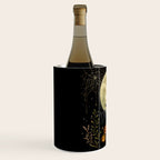 The Black Cat on Halloween Night Wine Chiller Gallery Image 2
