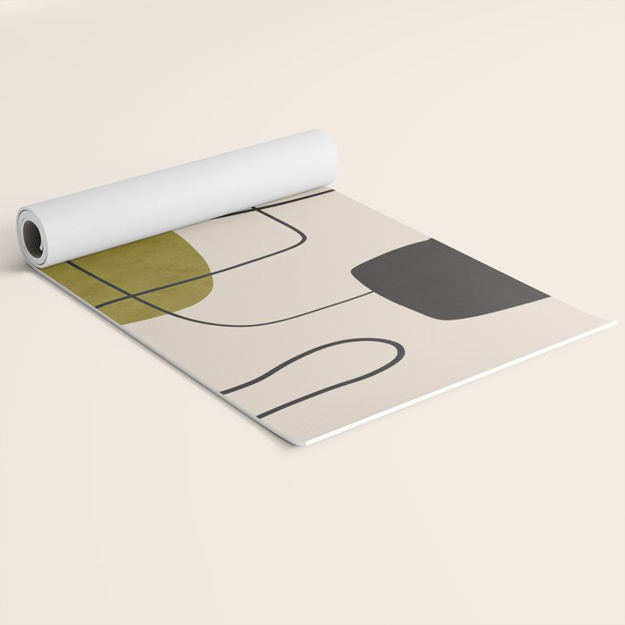 Abstract Minimal Shapes 126 Yoga Mat Gallery Image 2