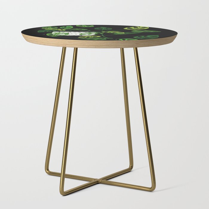 Back monstera obliqua Side Table Gallery Image 1