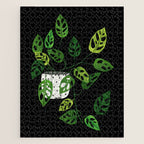 Back monstera obliqua Jigsaw Puzzle Gallery Image 1