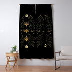 Death Head Moths Night Window Curtain Gallery Image 5
