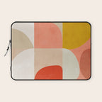 Shapes abstract pastel II Laptop Sleeve Gallery Image 1