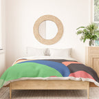 Modern Abstract Art Face 3 Duvet Cover Gallery Image 3