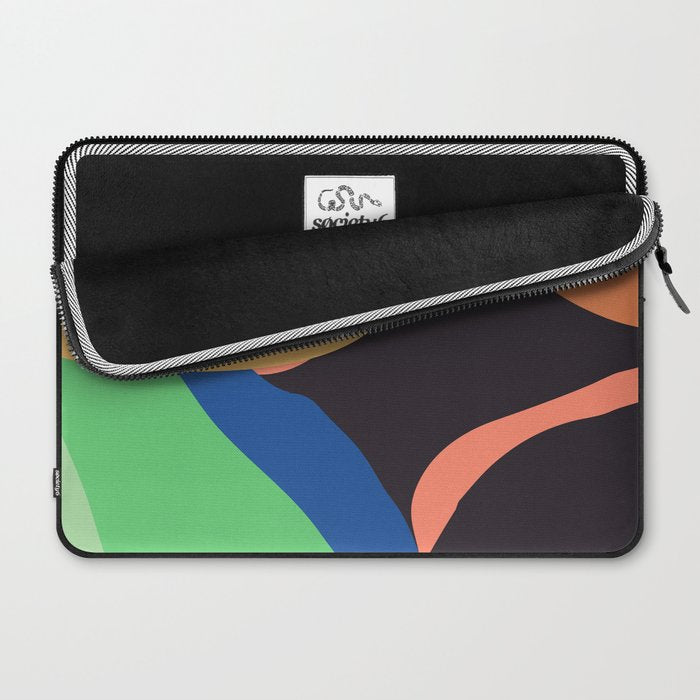 Modern Abstract Art Face 3 Laptop Sleeve Gallery Image 2