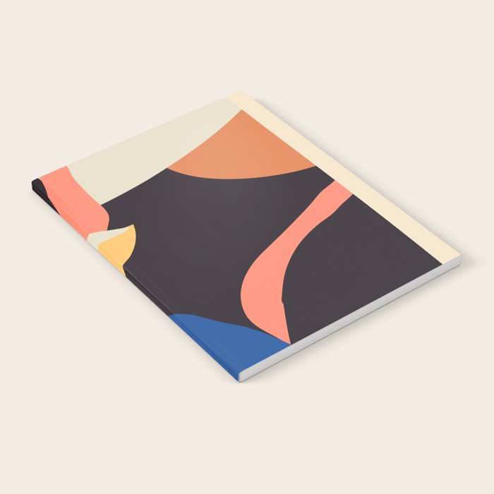 Modern Abstract Art Face 3 Notebook Gallery Image 2