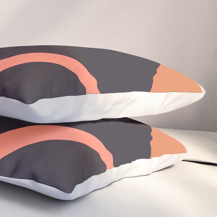 Modern Abstract Art Face 3 Pillow Sham Gallery Image 3