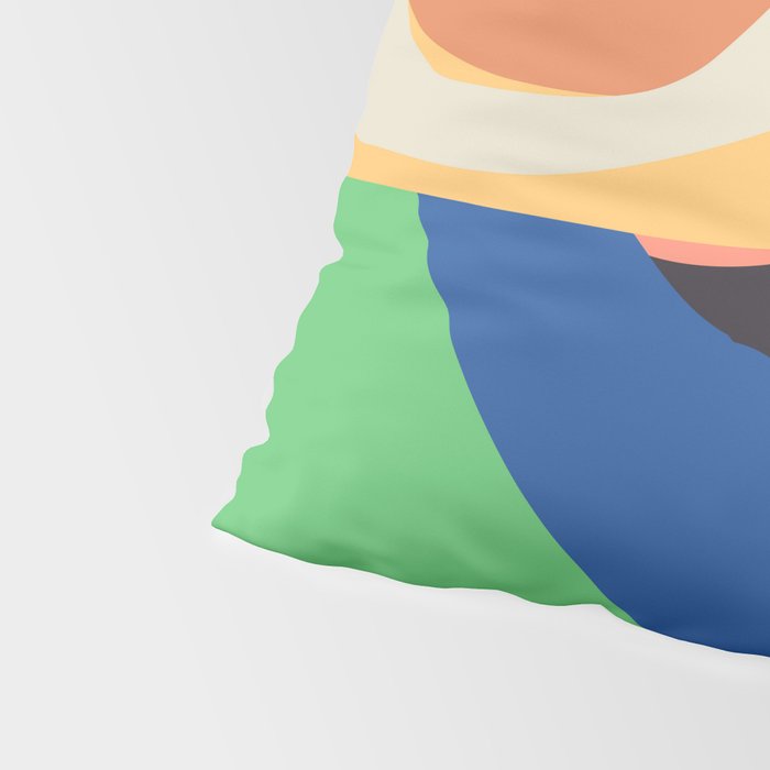 Modern Abstract Art Face 3 Pillow Sham Gallery Image 4
