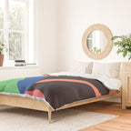 Modern Abstract Art Face 3 Duvet Cover Gallery Image 2