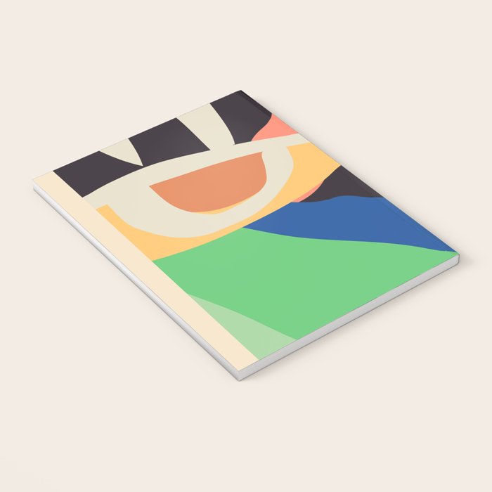 Modern Abstract Art Face 3 Notebook Gallery Image 3