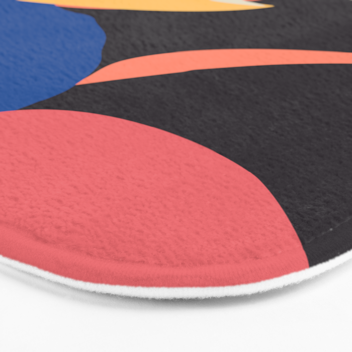 Modern Abstract Art Face 3 Bath Mat Gallery Image 3