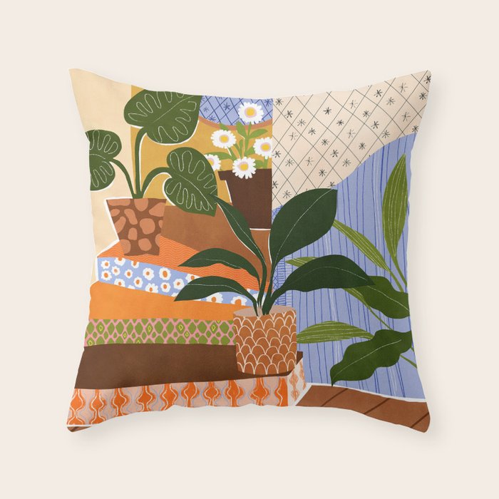Vintage Staircase Throw Pillow Gallery Image 1