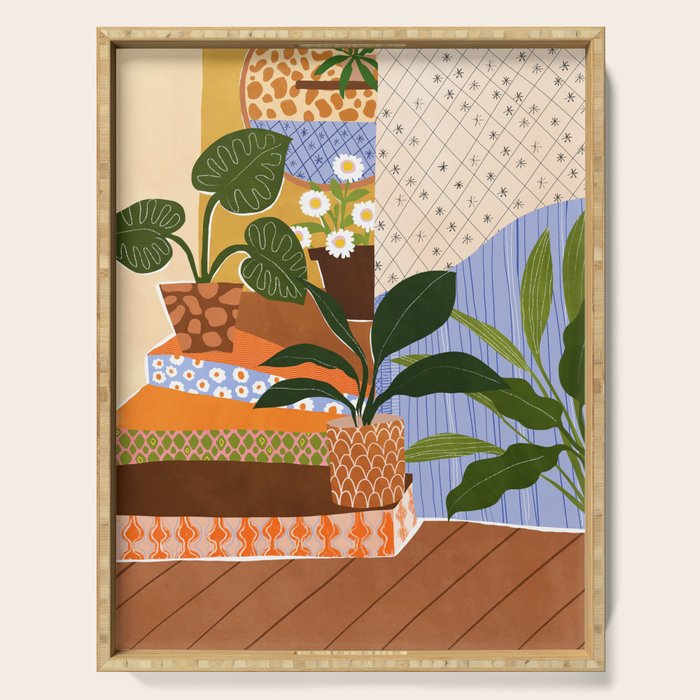 Vintage Staircase Serving Tray Gallery Image 1
