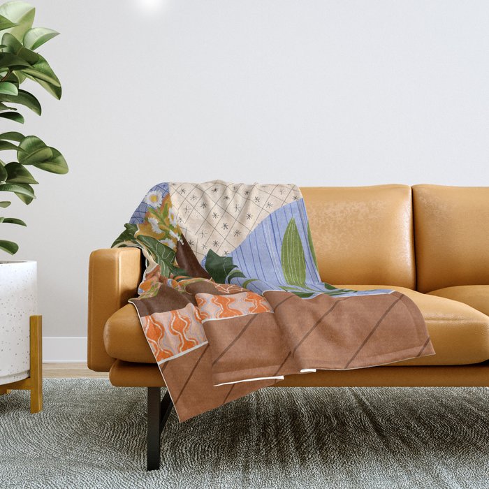 Vintage Staircase Throw Blanket Gallery Image 1