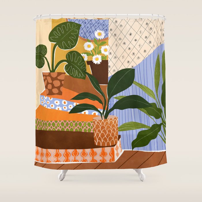 Vintage Staircase Shower Curtain Gallery Image 1