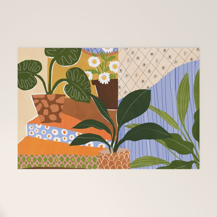 Vintage Staircase Welcome Mat Gallery Image 1