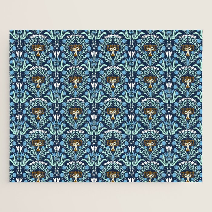 Art Nouveau Hanukkah Jigsaw Puzzle Gallery Image 1