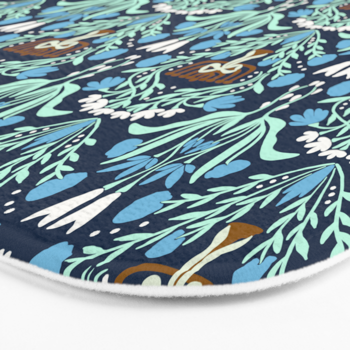 Art Nouveau Hanukkah Bath Mat Gallery Image 3