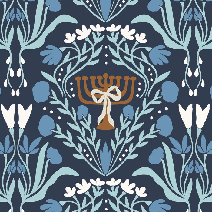 Art Nouveau Hanukkah Coffee Mug Gallery Image 2
