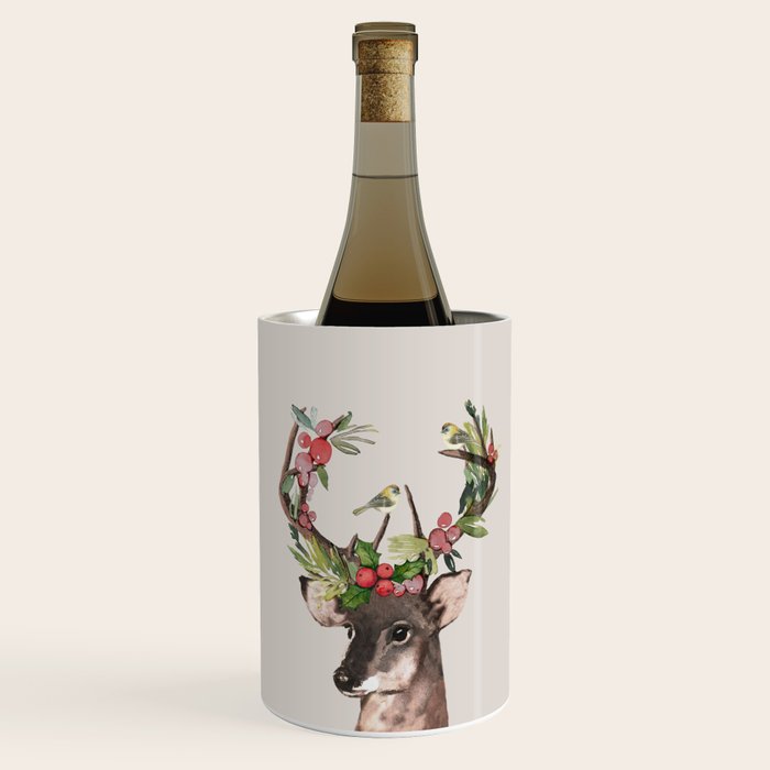 Christmas Deer Wine Chiller Gallery Image 1